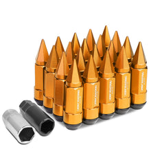 Load image into Gallery viewer, Universal Extended Aluminum Lug Nuts M12x1.5 53mm/83mm Orange 20pc