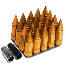 Load image into Gallery viewer, Universal Extended Aluminum Lug Nuts M12x1.5 53mm/83mm Orange 20pc