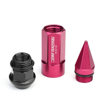 Load image into Gallery viewer, M12 x 1.5 Extended Aluminum Lug Nuts with Removable Spike 20pc Pink