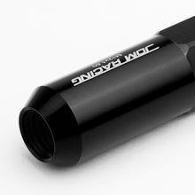 Load image into Gallery viewer, M12 x 1.5 Aluminum Lug Nuts w/ Extended Spike 60mm Tall 20pc Black
