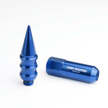 Load image into Gallery viewer, Universal M12x1.5 Extended Spike Lug Nuts 20pc Set Aluminum Blue