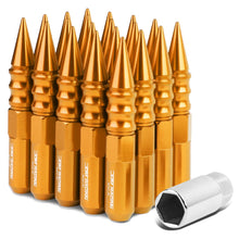 Load image into Gallery viewer, Universal M12x1.5 400 Style Extended Spike Lug Nuts Aluminum 20pc