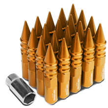 Load image into Gallery viewer, Universal M12x1.5 400 Style Extended Spike Lug Nuts Aluminum 20pc