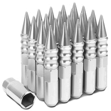 Load image into Gallery viewer, M12 x 1.5 Extended Spike Lug Nuts 20pc Set Aluminum