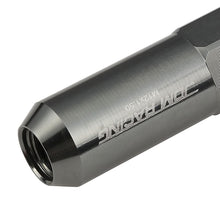 Load image into Gallery viewer, M12 x 1.5 Aluminum Lug Nuts 60mm Spike Style 20pc Set Gun Metal