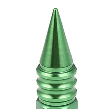 Load image into Gallery viewer, Aluminum Lug Nuts M12 x 1.5 w/ Removable Spike Green 20pc Set