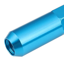 Load image into Gallery viewer, M12 x 1.5 Aluminum Lug Nuts 400 Style w/ Spike 20pc Light Blue