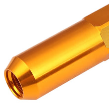 Load image into Gallery viewer, M12 x 1.5 Aluminum Lug Nuts with Removable Spike 20pc Set - Orange