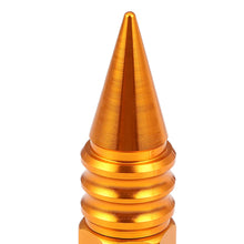 Load image into Gallery viewer, M12 x 1.5 Aluminum Lug Nuts with Removable Spike 20pc Set - Orange