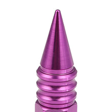 Load image into Gallery viewer, M12 x 1.5 Purple Aluminum Lug Nuts 20pc Set with Spikes