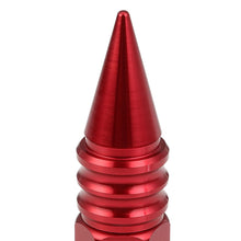 Load image into Gallery viewer, M12 x 1.5 Aluminum Lug Nuts 400 Style w/ Removable Spike 20pc Red