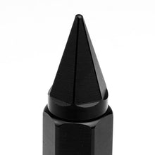 Load image into Gallery viewer, M12 x 1.5 Aluminum Lug Nuts 60MM/90MM w/ Removable Spikes 20PC Black