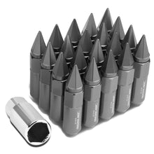 Load image into Gallery viewer, M12 x 1.5 60MM/90MM 400 Style Lug Nuts w/ Removable Spike 20pc Aluminum