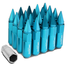 Load image into Gallery viewer, M12 x 1.5 60MM/90MM 400 Style Spike Lug Nuts 20PC Set Aluminum