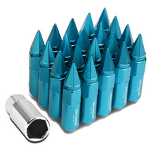 Load image into Gallery viewer, M12 x 1.5 60MM/90MM 400 Style Spike Lug Nuts 20PC Set Aluminum