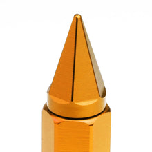 Load image into Gallery viewer, M12 x 1.5 Aluminum Lug Nuts with Removable Spike 20pc Set Orange