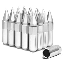 Load image into Gallery viewer, M12 x 1.5 Spike Lug Nuts 20pc Set 60/90mm Aluminum