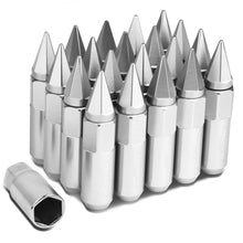 Load image into Gallery viewer, M12 x 1.5 Spike Lug Nuts 20pc Set 60/90mm Aluminum