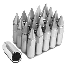 Load image into Gallery viewer, M12 x 1.5 Spike Lug Nuts 20pc Set 60/90mm Aluminum