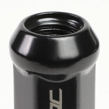 Load image into Gallery viewer, M14 x 1.5 Spike Lug Nuts 23mm OD 112mm Tall Black Steel 24 Pack