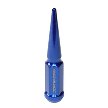 Load image into Gallery viewer, Steel Spike Lug Nuts M14 x 1.5 Closed End 24 Pack Blue