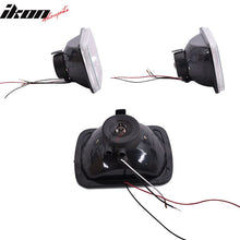 Load image into Gallery viewer, 7X6 H4 White Halo Projector Headlight H6014 H6052 H6054 Clear Housing