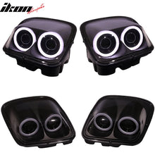 Load image into Gallery viewer, 1997-2003 Corvette C5 Headlight Projector Dual LED Halo Rim HID 6000K