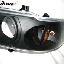 Load image into Gallery viewer, 1990-1993 Honda Accord 1Pc Projector Headlights Black Blue Housing