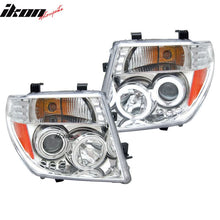 Load image into Gallery viewer, Fits 05-08 Nissan Frontier CCFL Halo LED Projector Headlights Pair