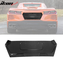 Load image into Gallery viewer, 2020-2025 Chevrolet Corvette C8 Gloss Black License Plate Carbon Fiber