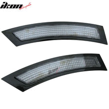 Load image into Gallery viewer, 2007-2013 E92 Black Side Marker Bumper Lights Lamps In Pair