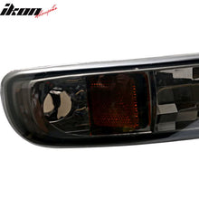 Load image into Gallery viewer, 1999-2007 GMC Yukon Chrome Smoke Lens Amber Reflector LED Headlight