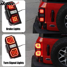 Load image into Gallery viewer, 2021-2024 Ford Bronco Red LED Tail Lights Rear Lamps Assembly Pair