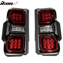 Load image into Gallery viewer, 2021-2024 Ford Bronco Red LED Tail Lights Rear Lamps Assembly Pair