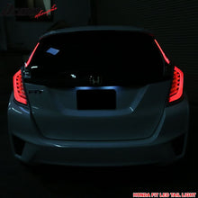 Load image into Gallery viewer, Fits 14-17 Honda FIT JAZZ LEDBar Tail Lights Switchback - Red Clear