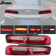 Load image into Gallery viewer, 2016-2018 Chevy Camaro Sequential Turn Signal Tail Lights 2PC