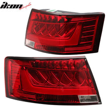 Load image into Gallery viewer, Fits 05-08 Audi A6 S6 Rear Tail Light Lamp Housing Red Clear Lens Pair