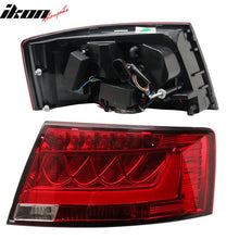 Load image into Gallery viewer, Fits 05-08 Audi A6 S6 Rear Tail Light Lamp Housing Red Clear Lens Pair