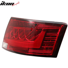 Load image into Gallery viewer, Fits 05-08 Audi A6 S6 Rear Tail Light Lamp Housing Red Clear Lens Pair