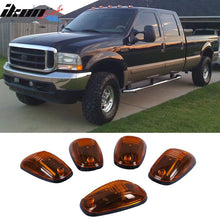 Load image into Gallery viewer, 5Pc Oval Top Cab Roof Lights Running Marker Yellow Len Dodge Ford