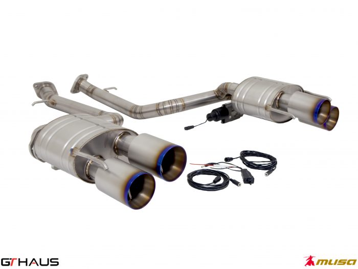 GTHAUS Lexus IS500 Axelback Exhaust - GTC (Vaccum Control) - VALVED *MUST BUY REMOTE*