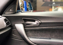 Load image into Gallery viewer, AutoTecknic Dry Carbon Interior Door Handle Trim Set - F87 M2 | F22 2-Series | F20 1-Series