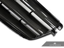 Load image into Gallery viewer, AutoTecknic Replacement Carbon Fiber Front Grille - Mercedes Benz W204 C-Class Sedan (2008-2013)