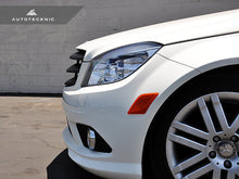 Load image into Gallery viewer, AutoTecknic Stealth Black Front Grille - Mercedes Benz W204 C-Class Sedan (2008-2013)