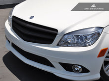 Load image into Gallery viewer, AutoTecknic Stealth Black Front Grille - Mercedes Benz W204 C-Class Sedan (2008-2013)