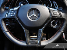 Load image into Gallery viewer, AutoTecknic Carbon Fiber Steering Wheel Trim - Mercedes Benz (Various Vehicles)