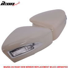 Load image into Gallery viewer, 2014-2016 Mazda 3 6 Side Mirror Outer Shell Cover Replacement CCFL ABS