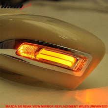 Load image into Gallery viewer, 2014-2016 Mazda 3 6 Side Mirror Outer Shell Cover Replacement CCFL ABS