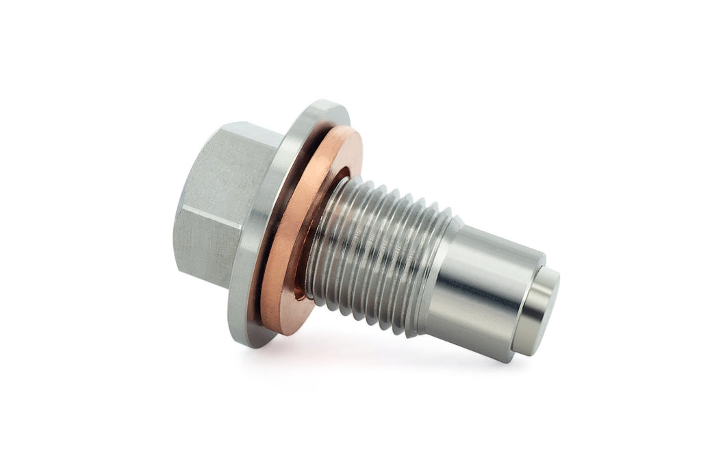 HPS Performance MDP-A050-20 HPS 304 stainless steel magnetic drain plug with 5000 gauss neodymium magnet.