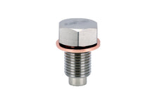 Load image into Gallery viewer, HPS Performance MDP-M12x150 HPS 304 stainless steel magnetic drain plug with 5000 gauss neodymium magnet.
